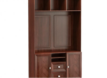 TV Schränke Fernseher Büro Wand Schrank Möbel Braun Wohnzimmer